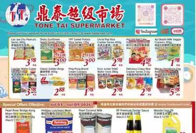 Tone Tai Supermarket Flyer July 3 to 9