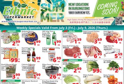 Ethnic Supermarket (Milton) Flyer July 3 to 9