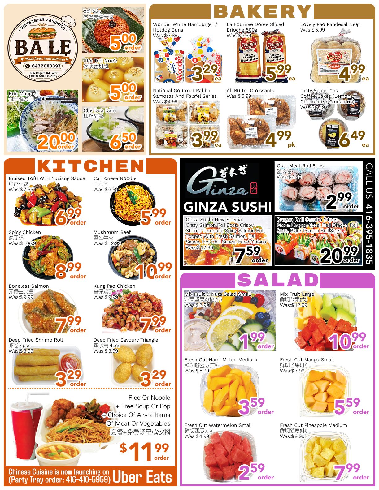 Ample Food Market (North York) Flyer July 3 to 9