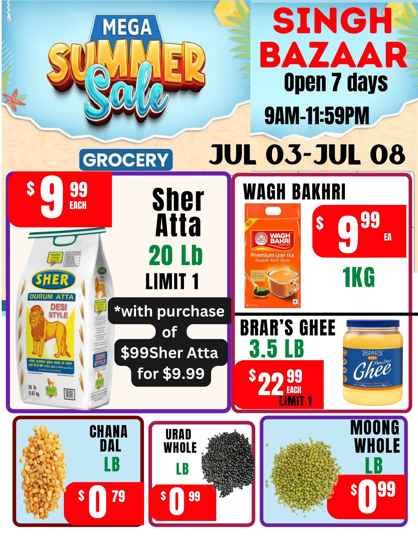 Singh Bazaar Flyer July 3 to 8