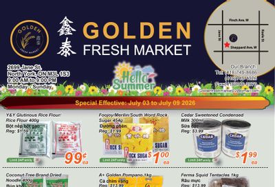 Golden Fresh Market Flyer July 3 to 9