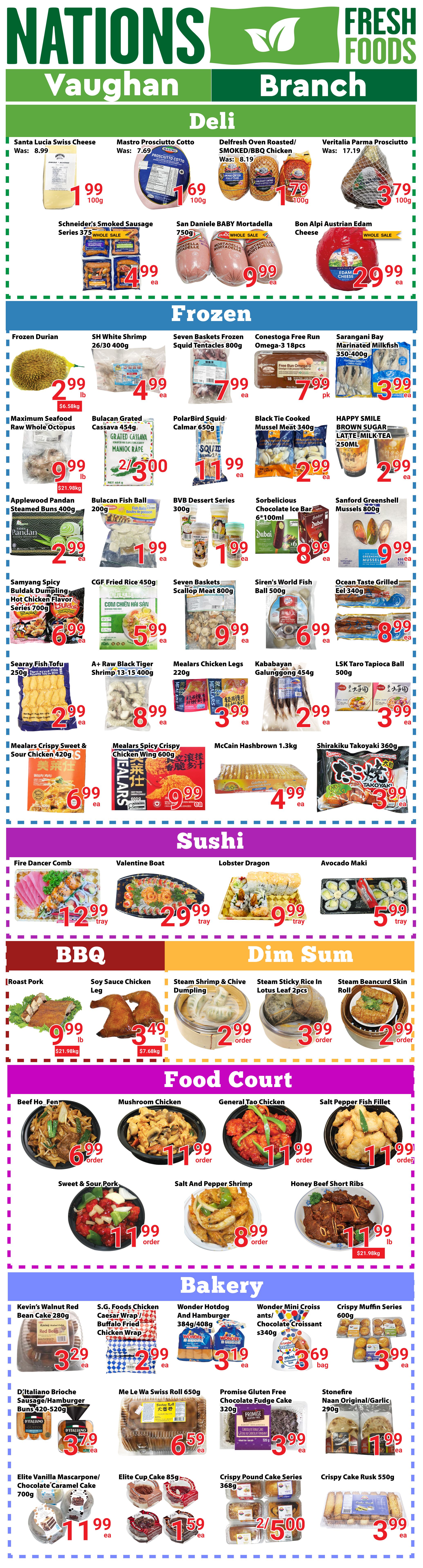 Nations Fresh Foods (Vaughan) Flyer July 3 to 9