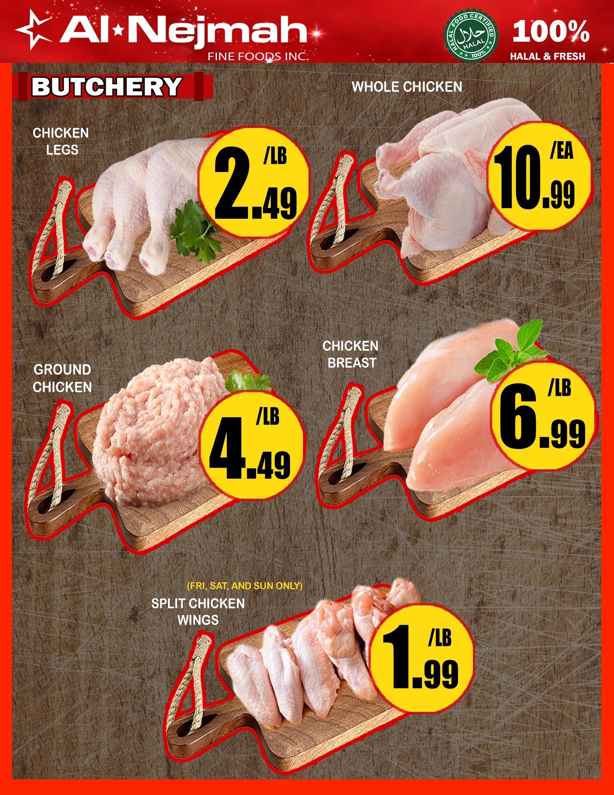 Alnejmah Fine Foods Inc. Flyer July 3 to 9