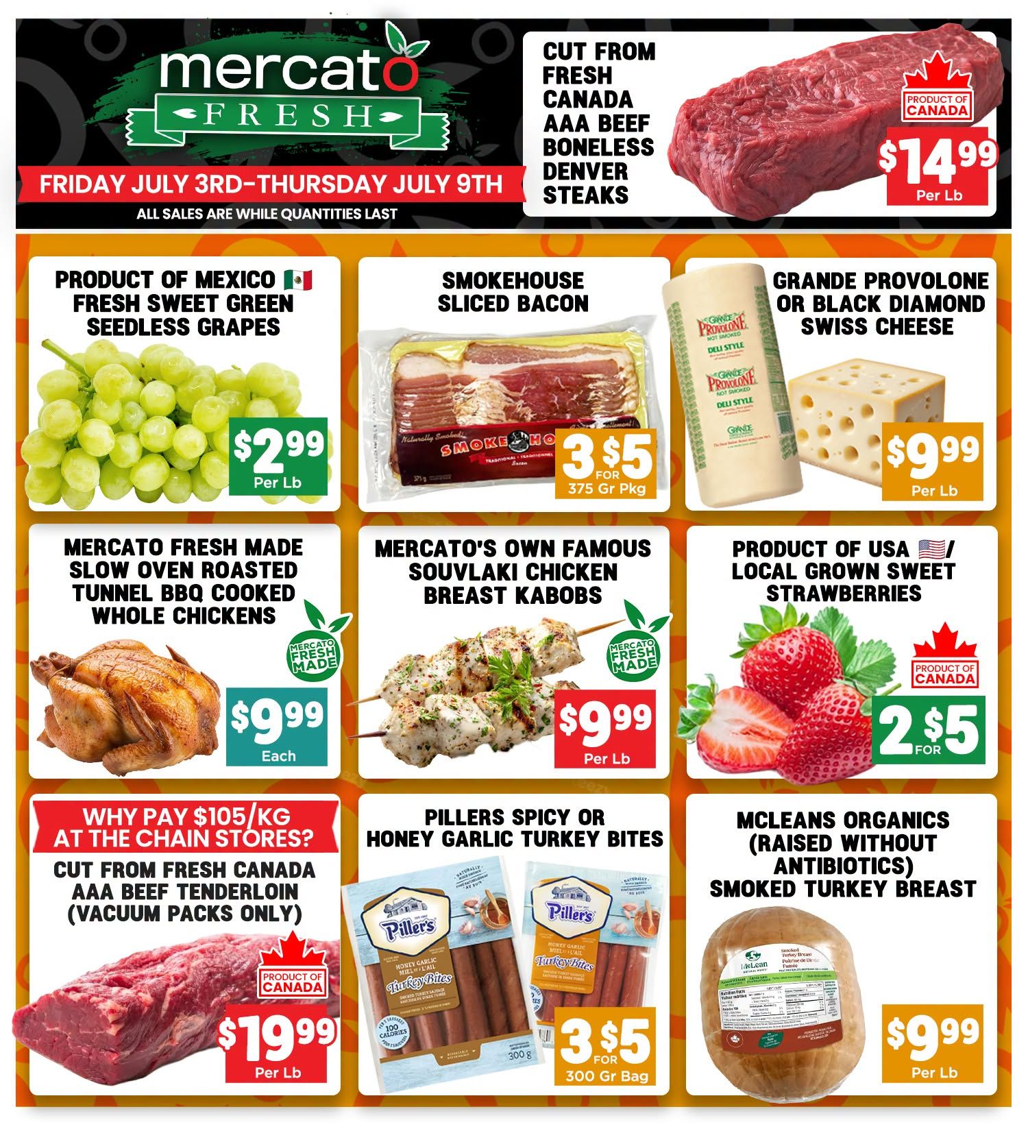Mercato Fresh Flyer July 3 to 9
