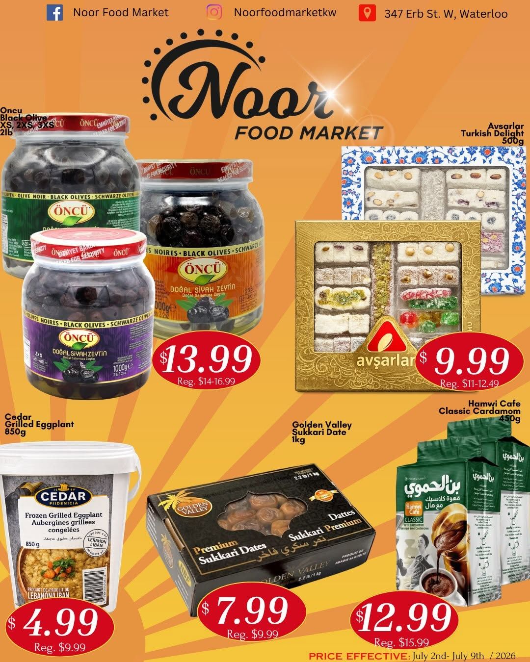 Noor Food Market Flyer July 3 to 9