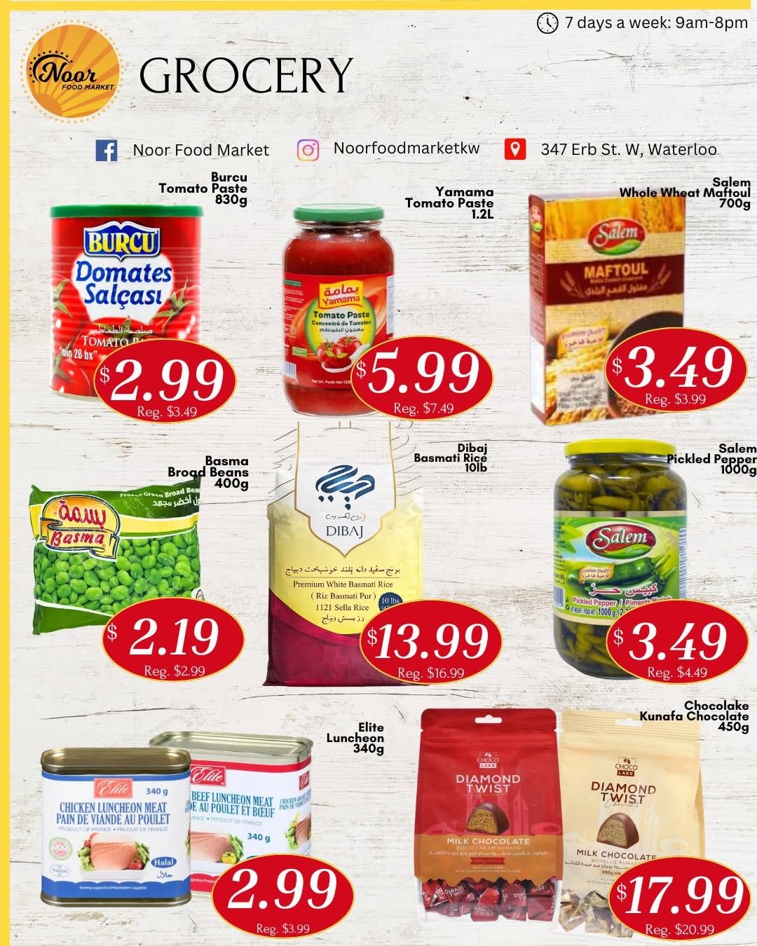 Noor Food Market Flyer July 3 to 9