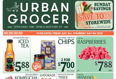 Urban Grocer Flyer July 3 to 9
