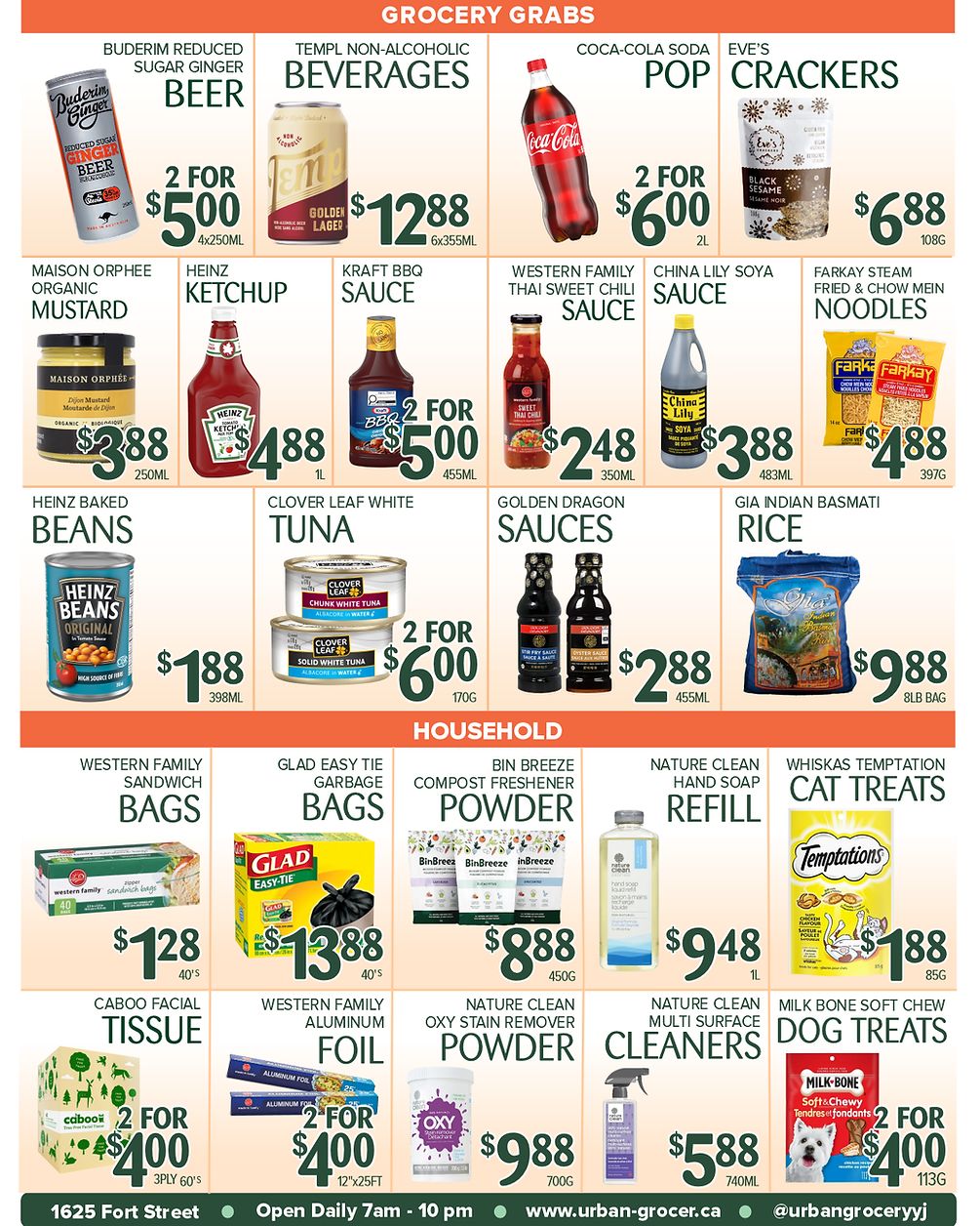 Urban Grocer Flyer July 3 to 9