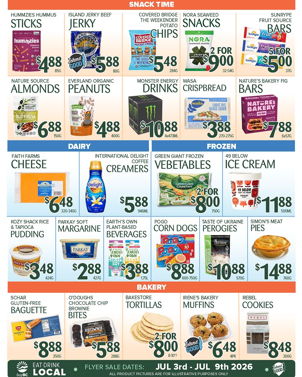 Urban Grocer Flyer July 3 to 9
