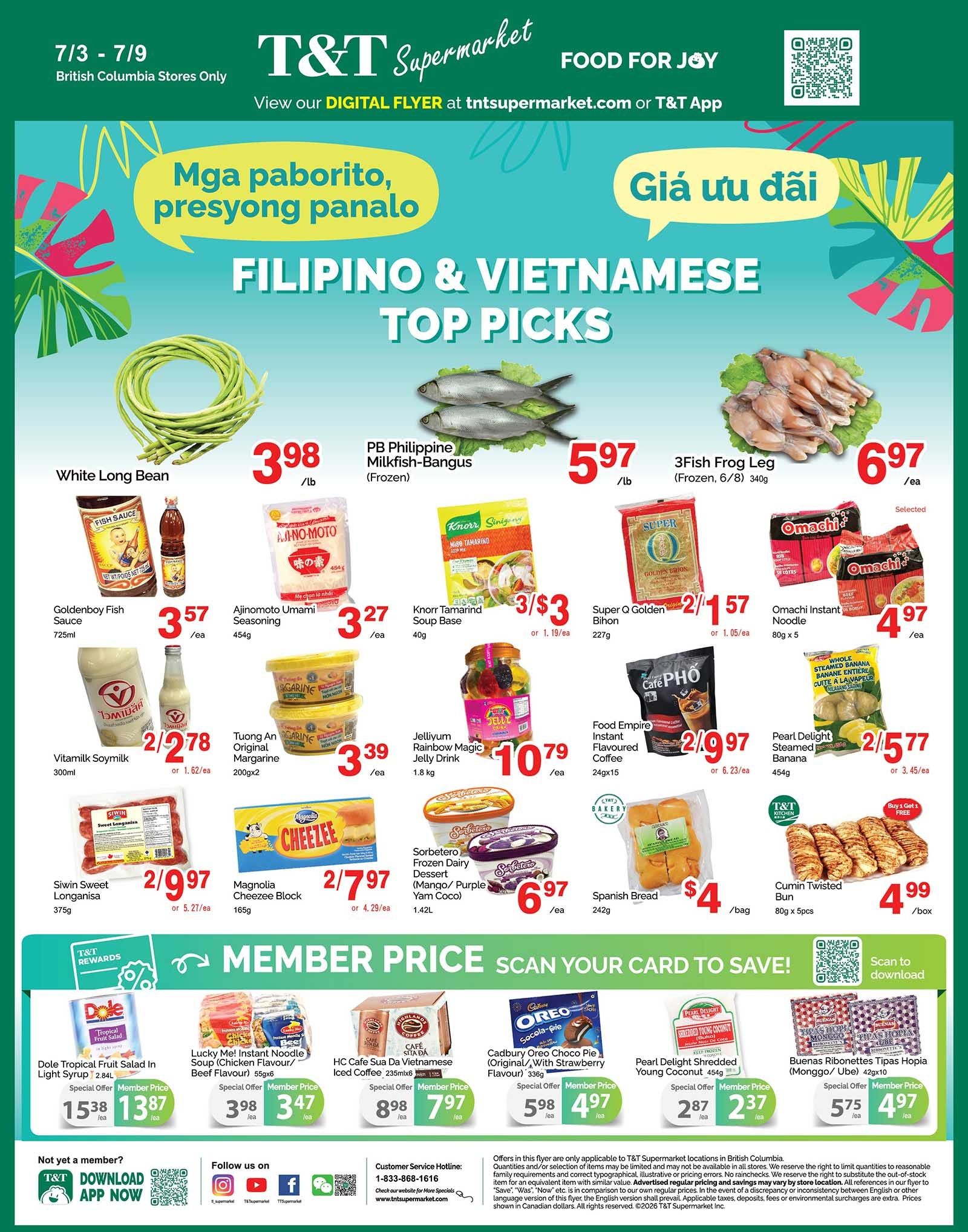 T&T Supermarket (BC) Flyer July 3 to 9