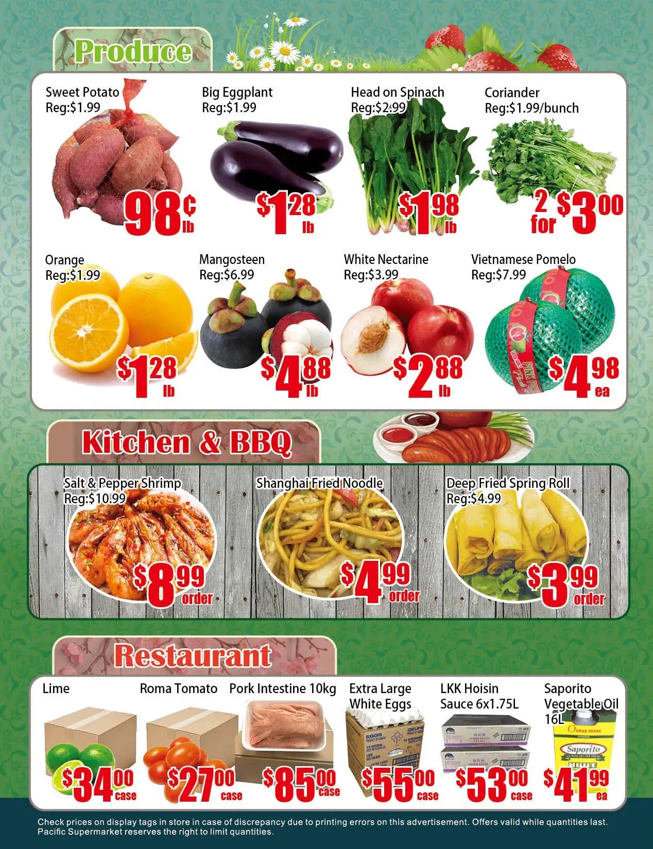 Pacific Fresh Food Market (North York) Flyer July 3 to 9