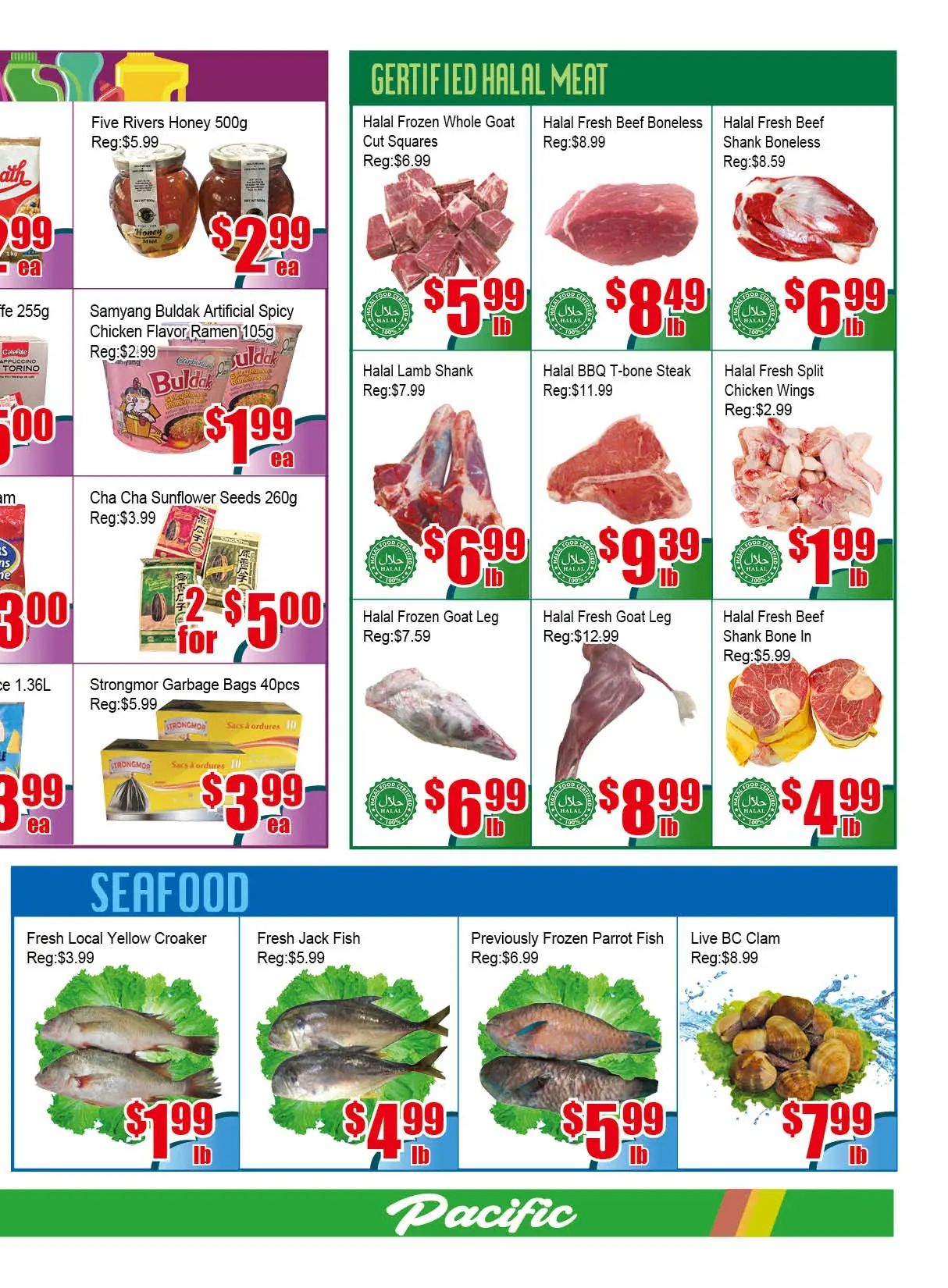 Pacific Fresh Food Market (Pickering) Flyer July 3 to 9