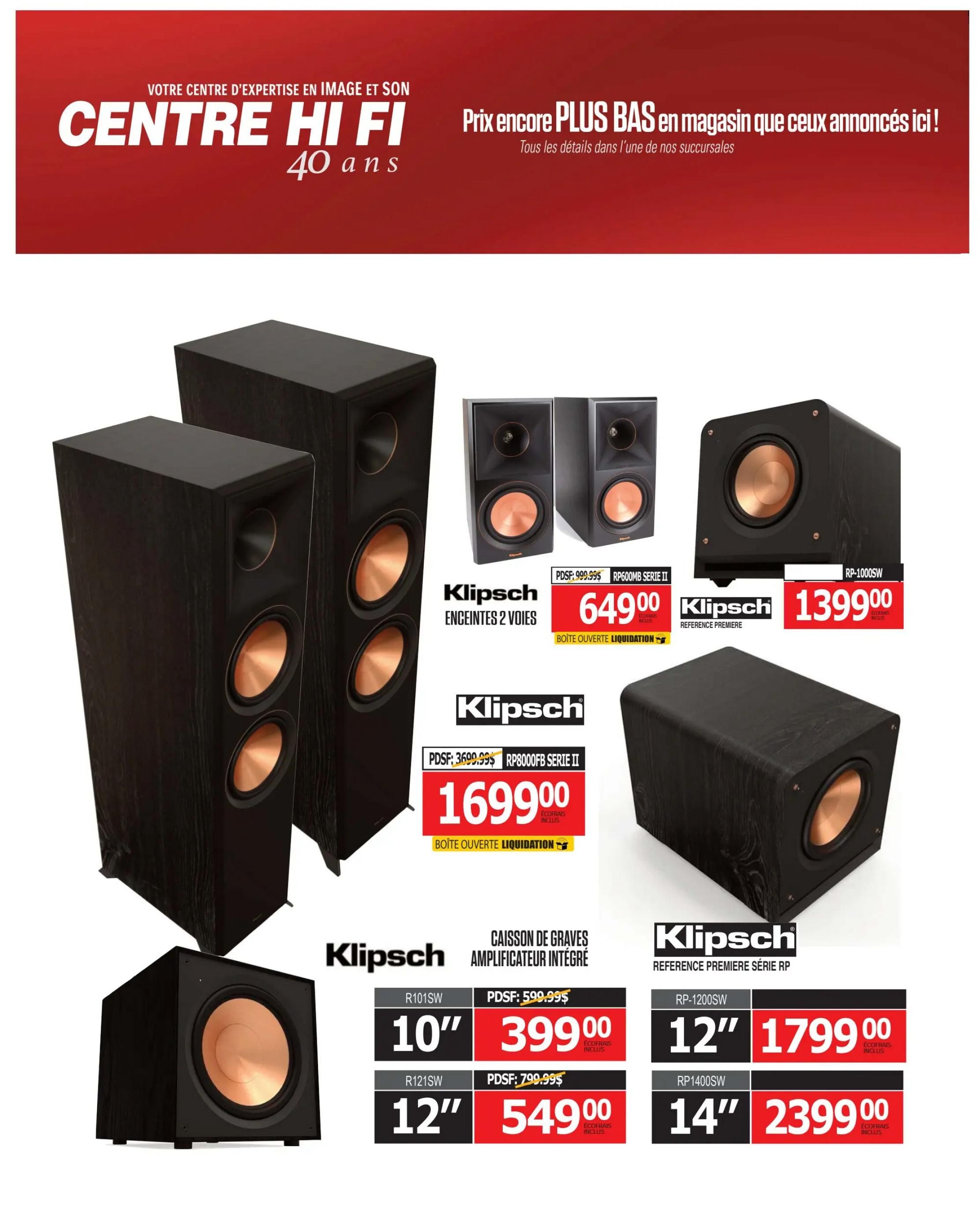 Centre Hi-Fi Flyer July 3 to 9