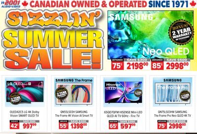 2001 Audio Video Flyer July 3 to 9