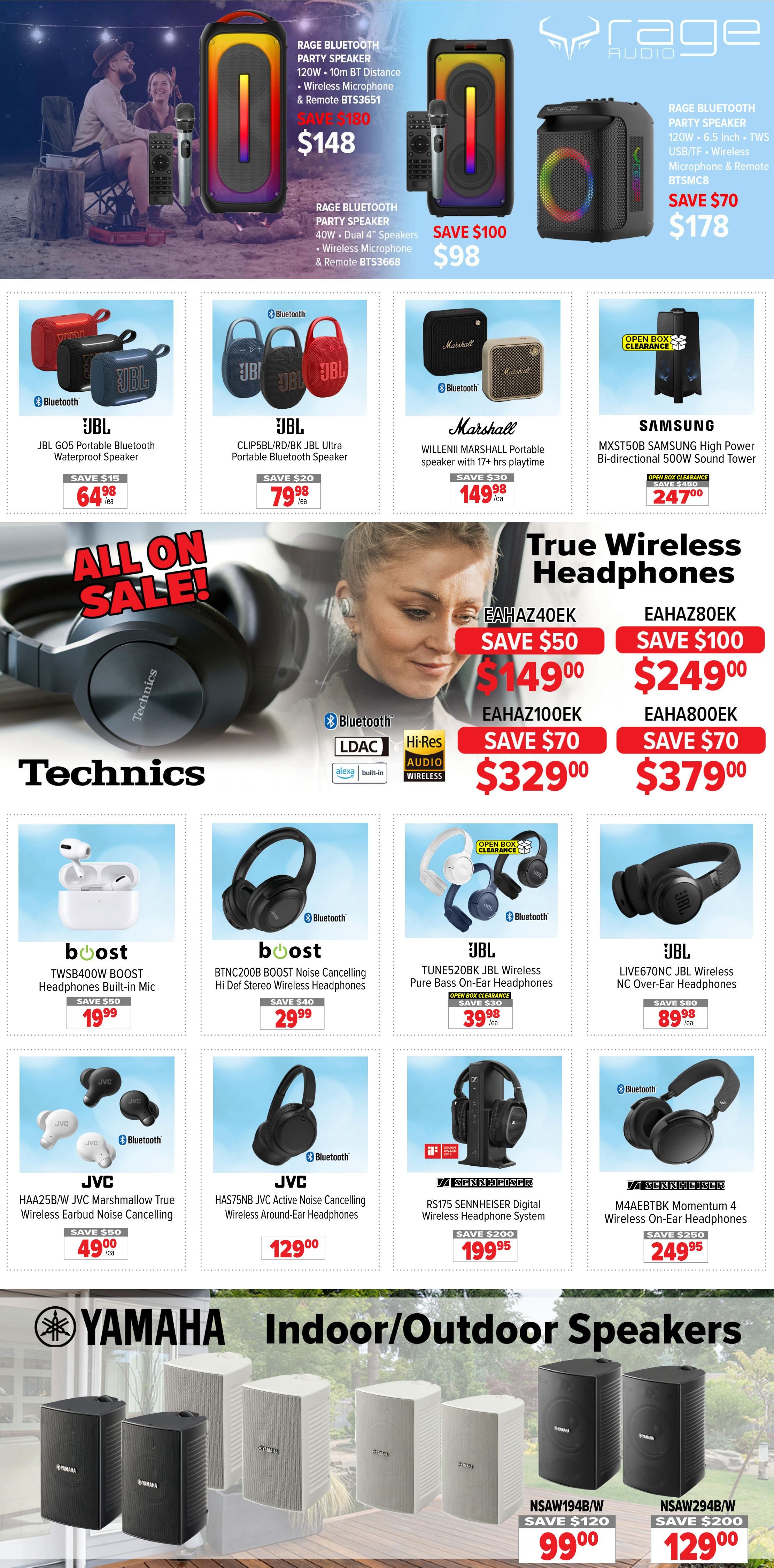 2001 Audio Video Flyer July 3 to 9