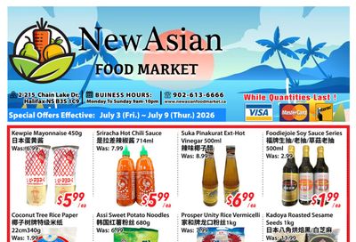 New Asian Food Market Flyer July 3 to 9
