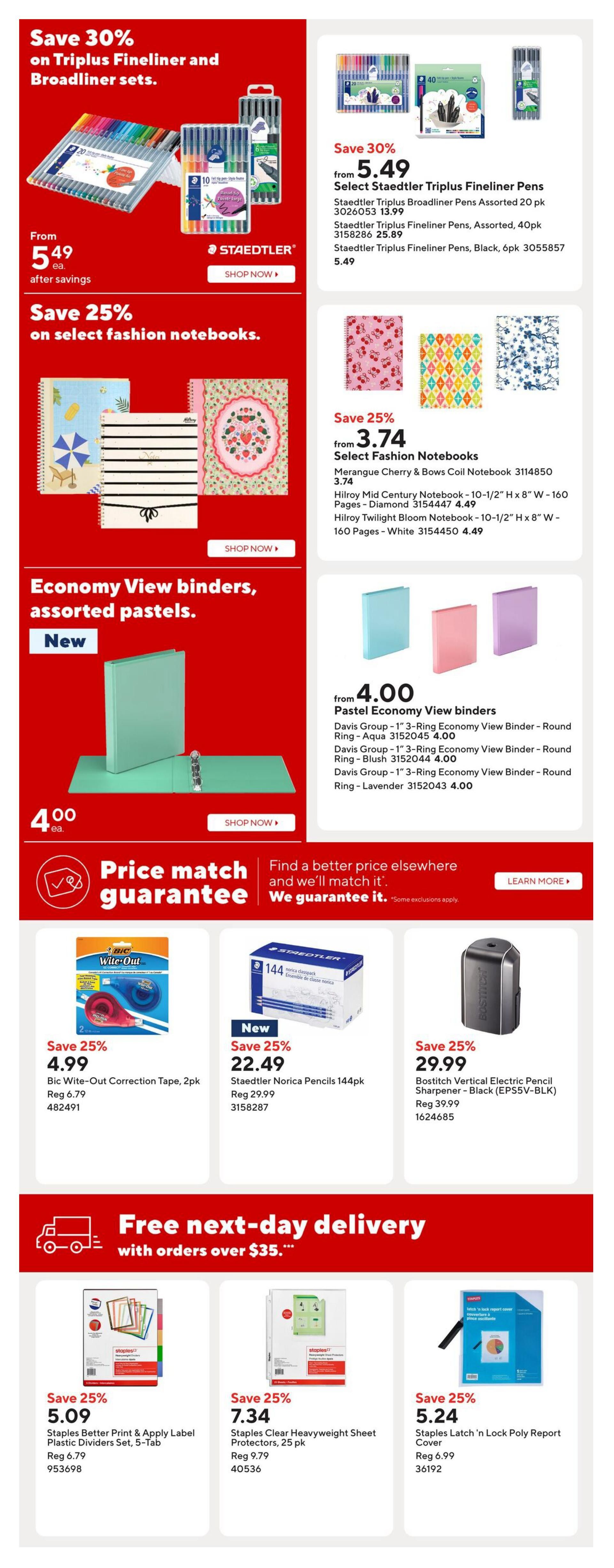Staples Flyer July 3 to 9