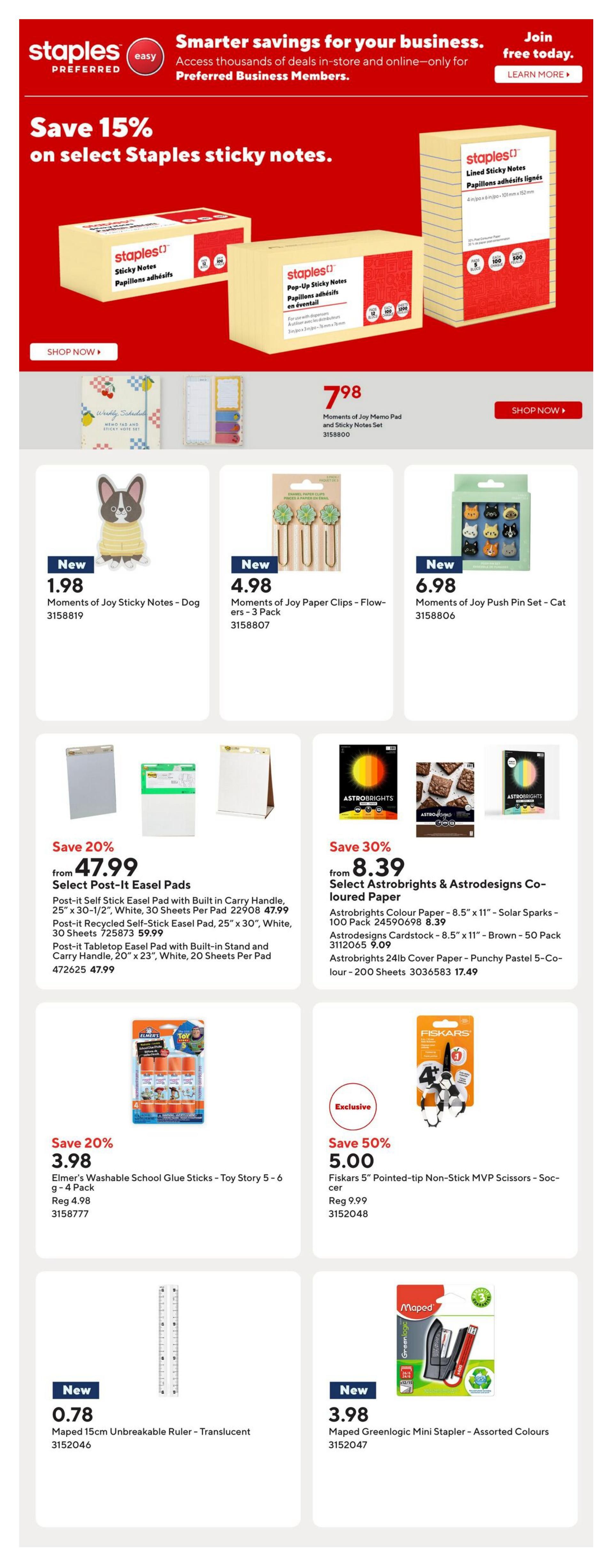 Staples Flyer July 3 to 9