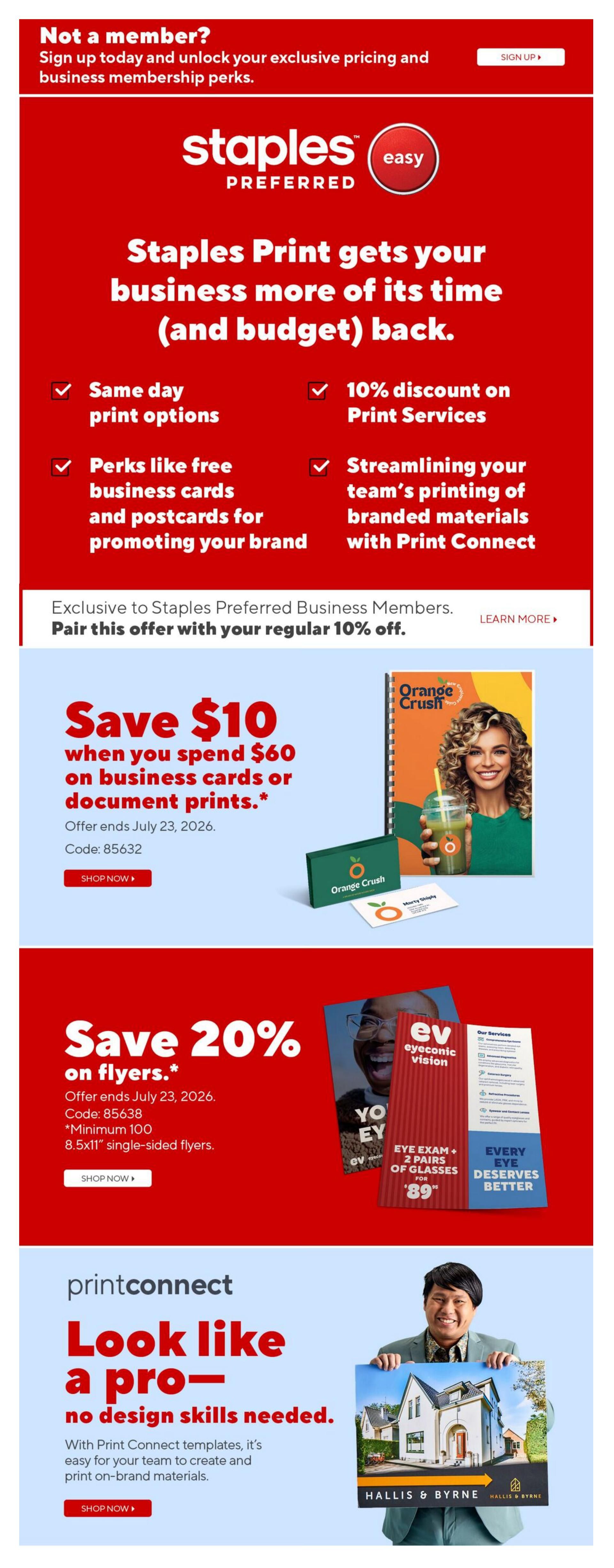 Staples Flyer July 3 to 9