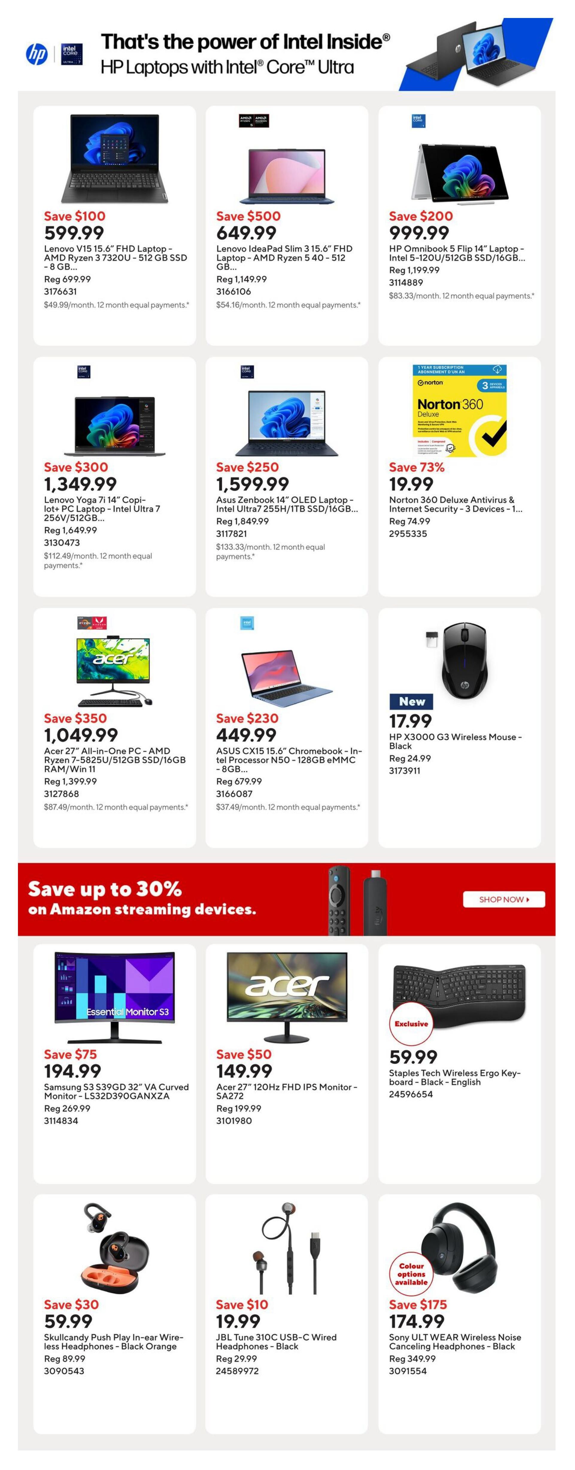 Staples Flyer July 3 to 9