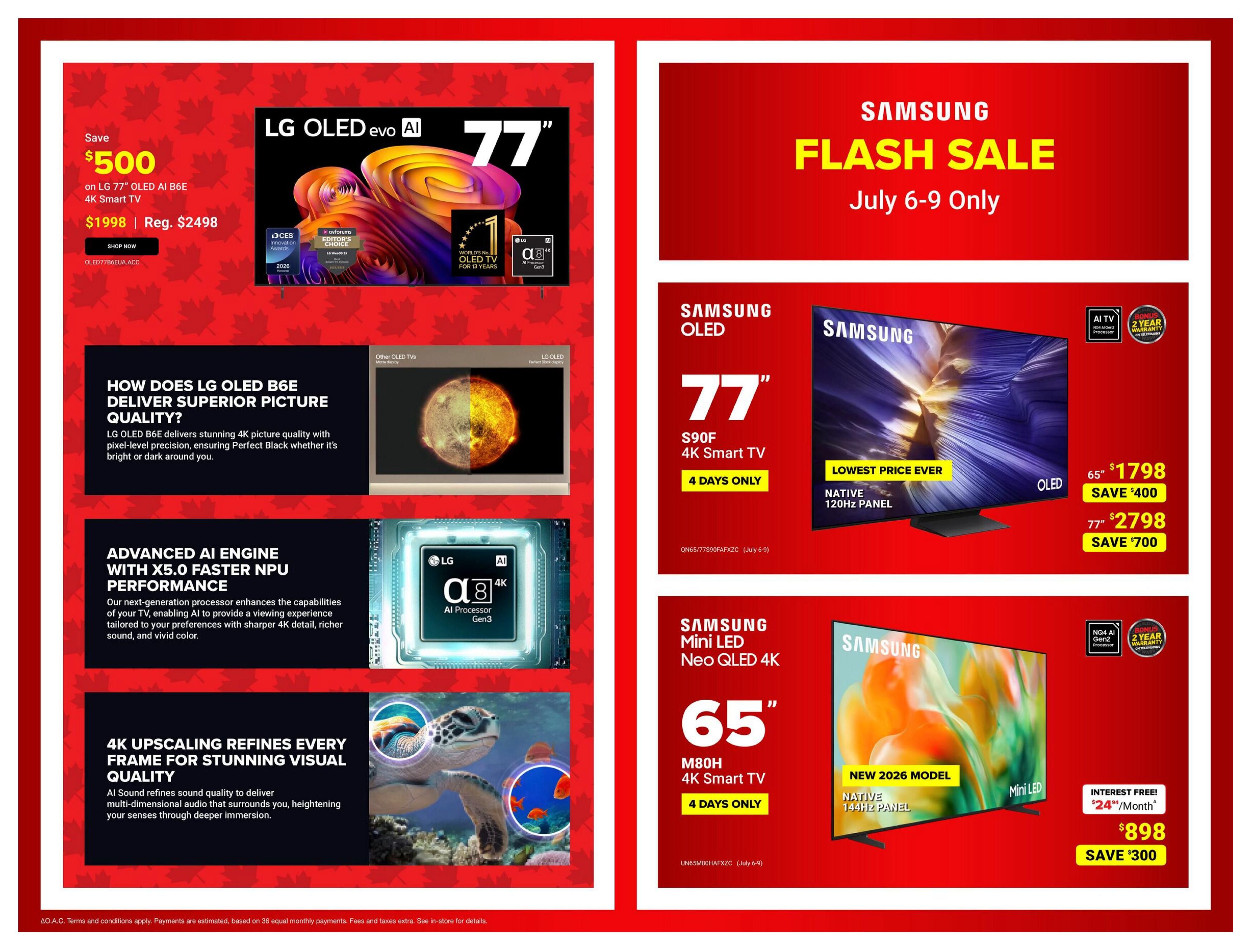 Visions Electronics Flyer July 3 to 9