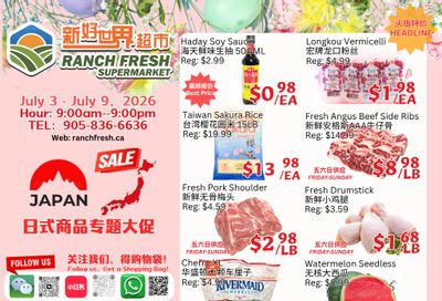 Ranch Fresh Supermarket Flyer July 3 to 9