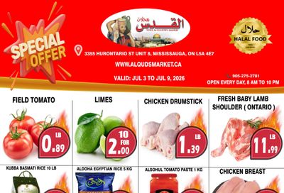 Al-Quds Supermarket Flyer July 3 to 9