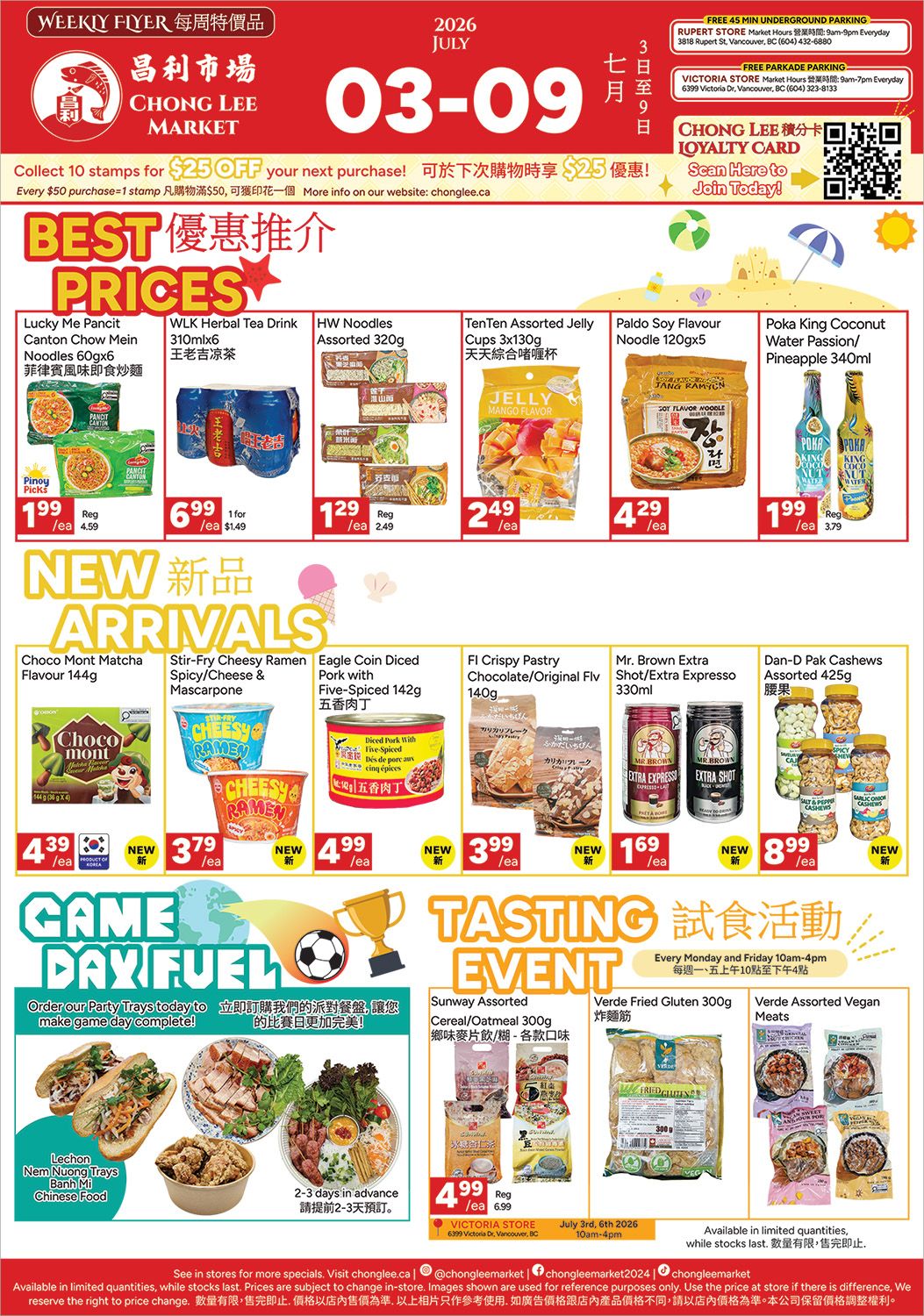 Chong Lee Market Flyer July 3 to 9