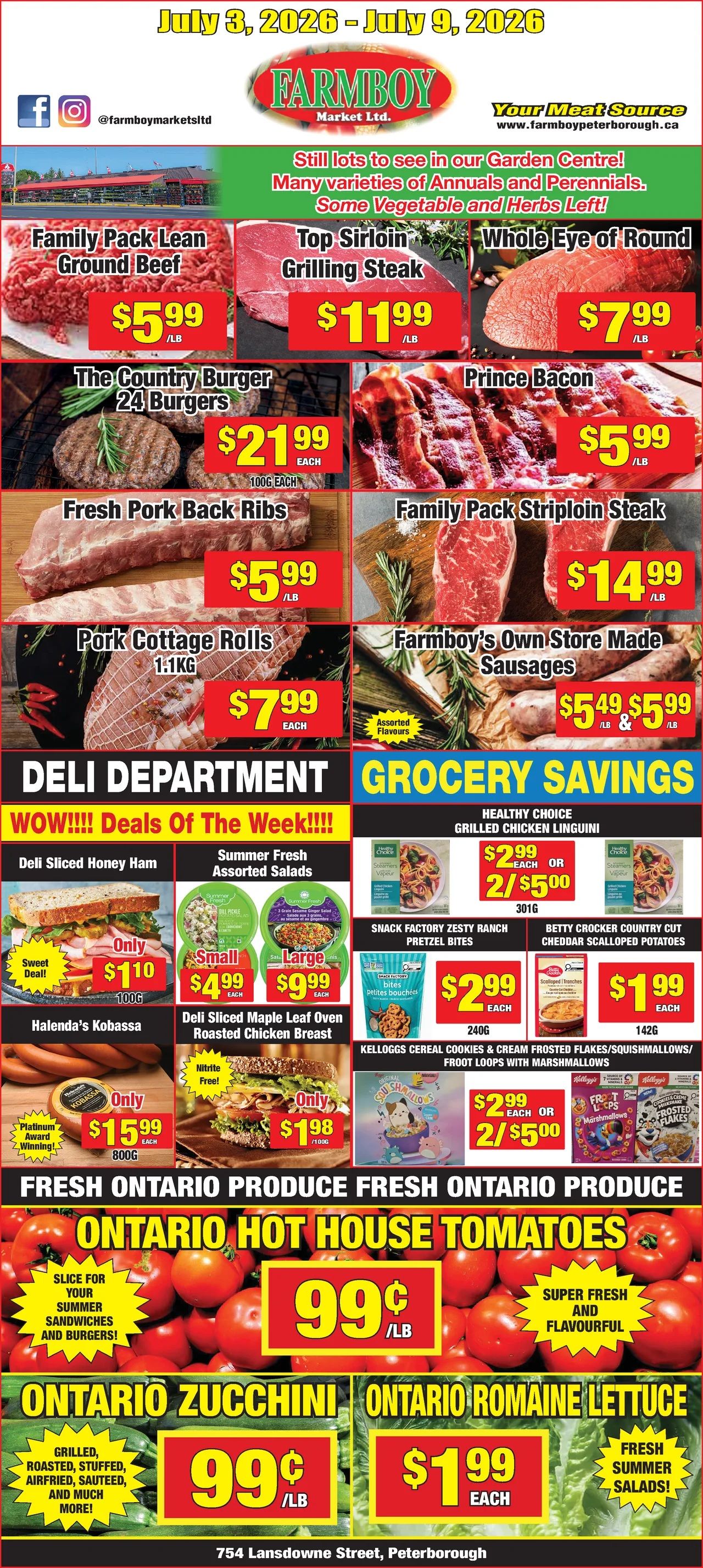 Farmboy Peterborough Flyer July 3 to 9