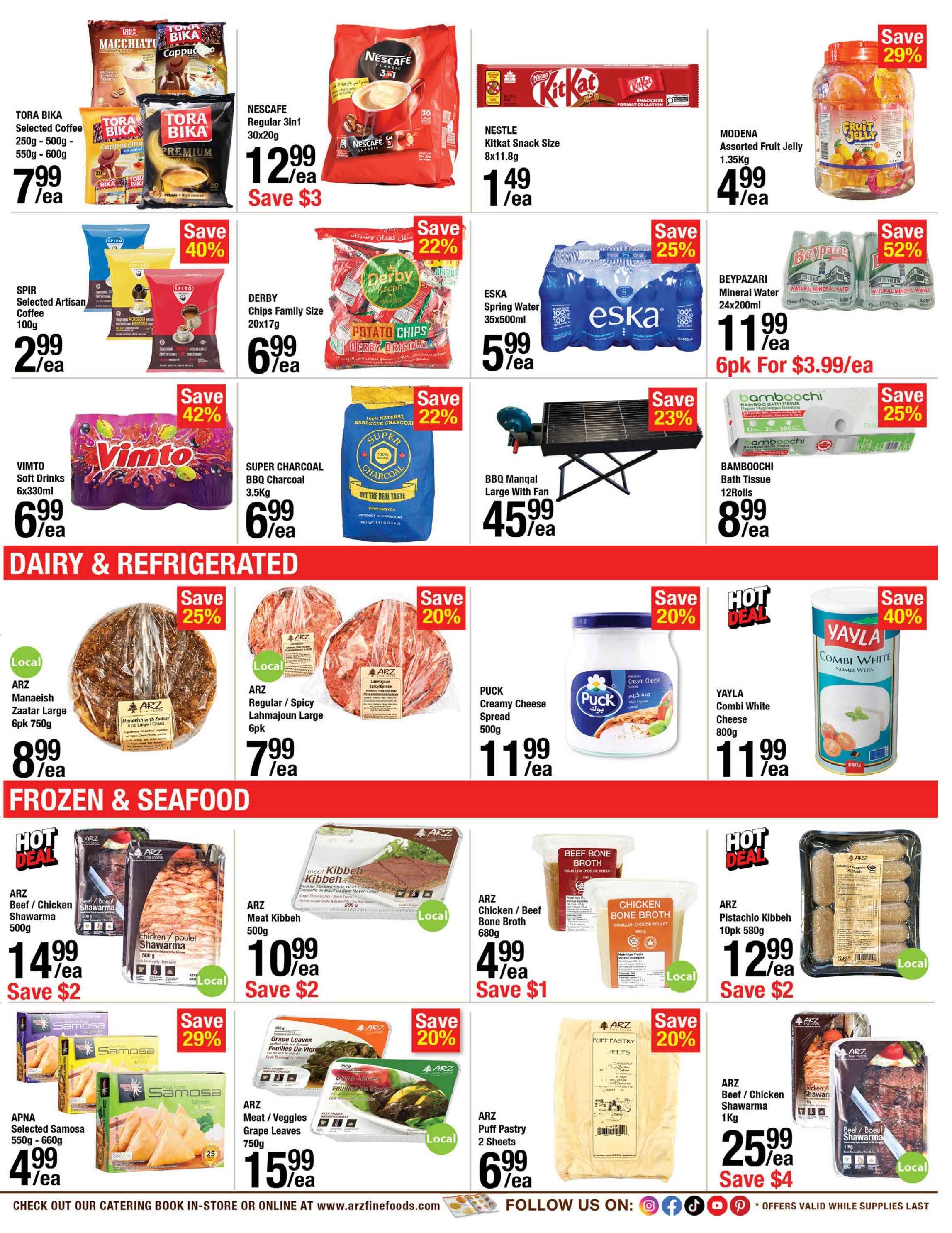Arz Fine Foods Flyer July 3 to 9
