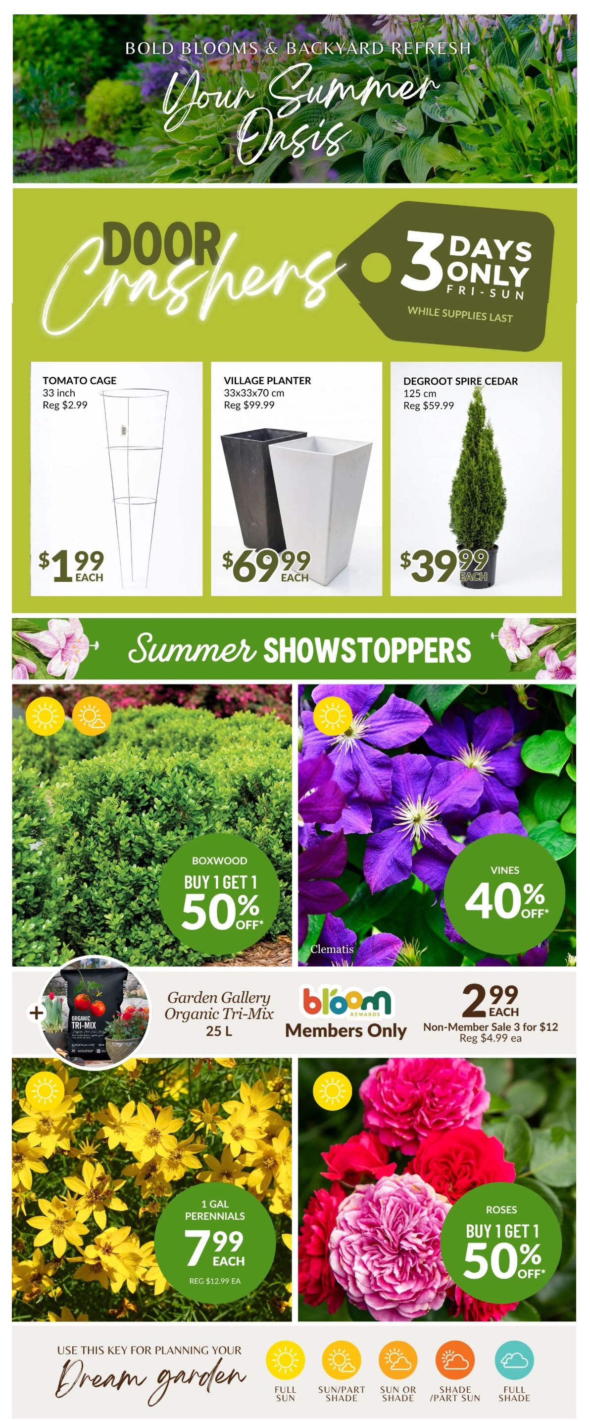 Lakeside Garden Gallery Flyer July 3 to 9