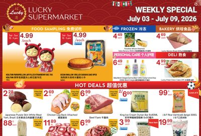Lucky Supermarket (Edmonton) Flyer July 3 to 9