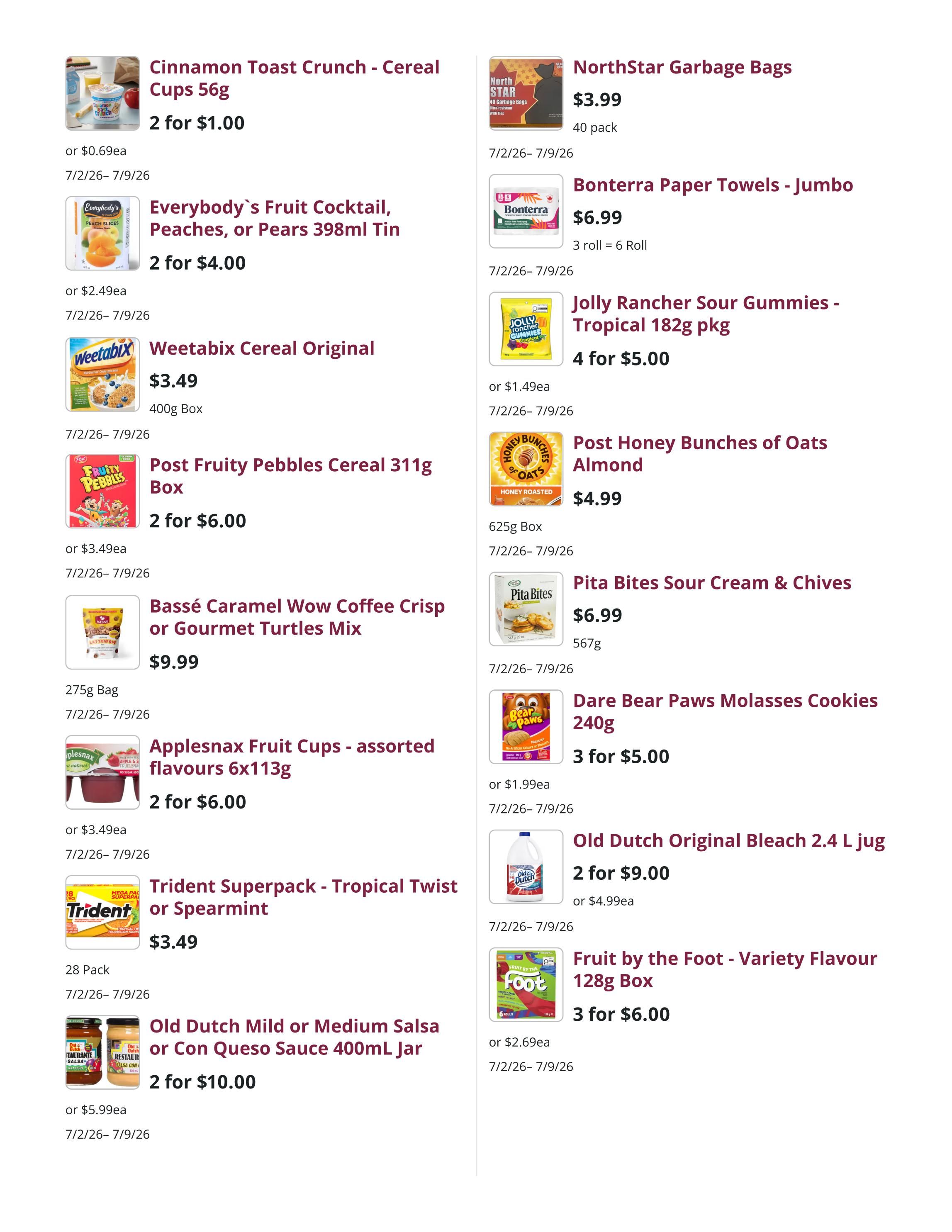 Mike Dean Local Grocer Flyer July 2 to 8