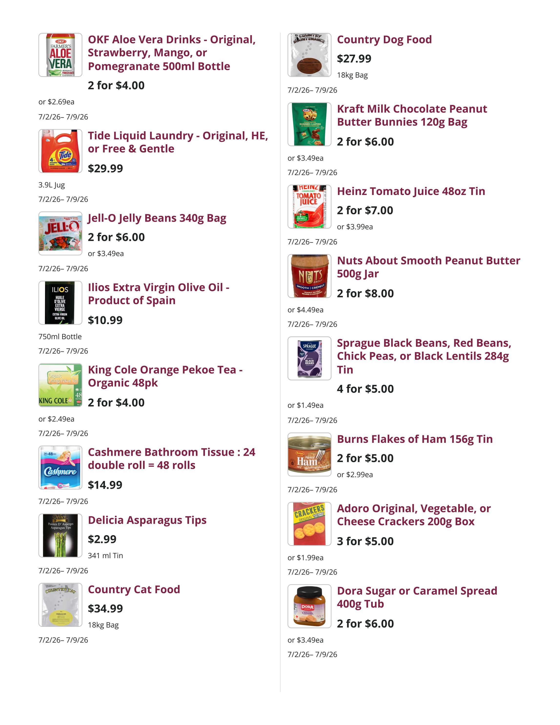 Mike Dean Local Grocer Flyer July 2 to 8