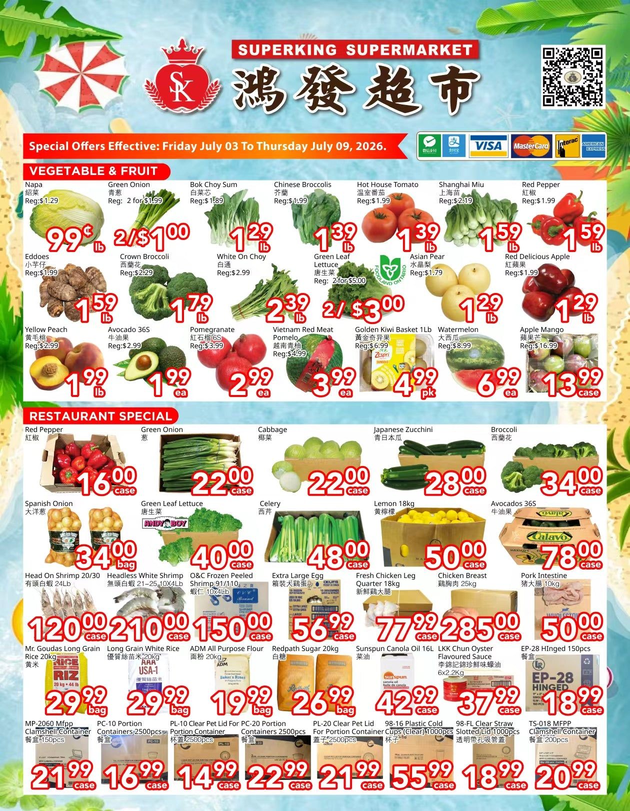Superking Supermarket (North York) Flyer July 3 to 9