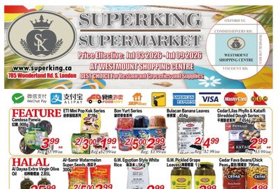 Superking Supermarket (London) Flyer July 3 to 9