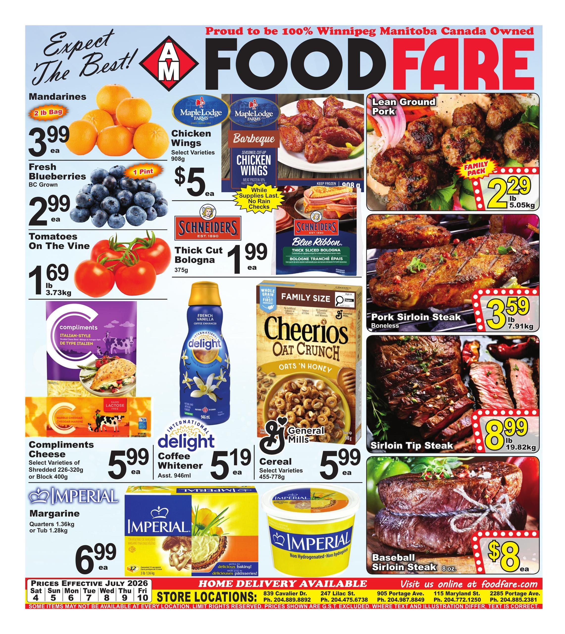 Food Fare Flyer July 4 to 10
