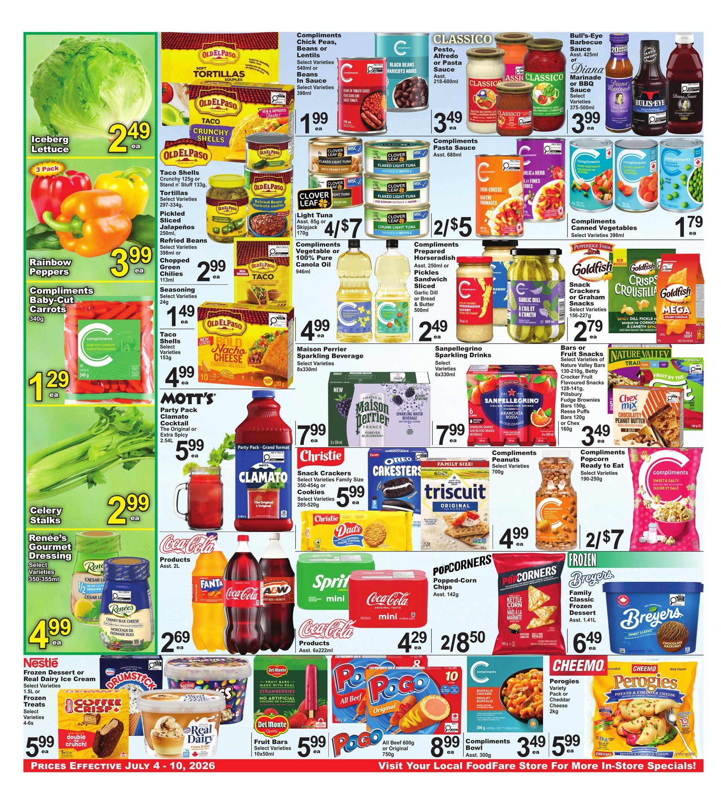 Food Fare Flyer July 4 to 10