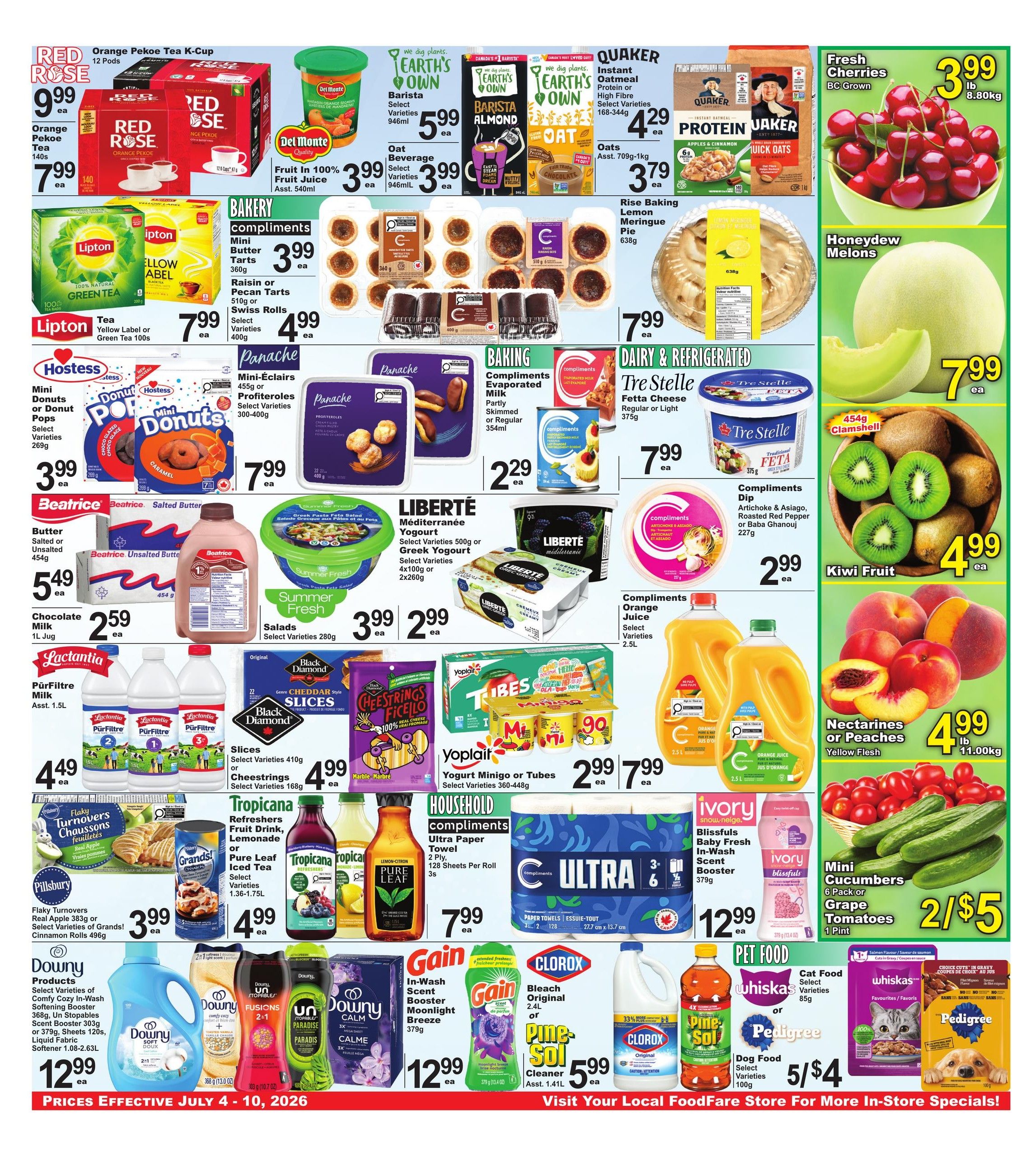 Food Fare Flyer July 4 to 10