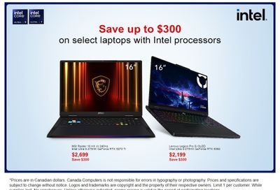 Canada Computers Flyer July 3 to 9