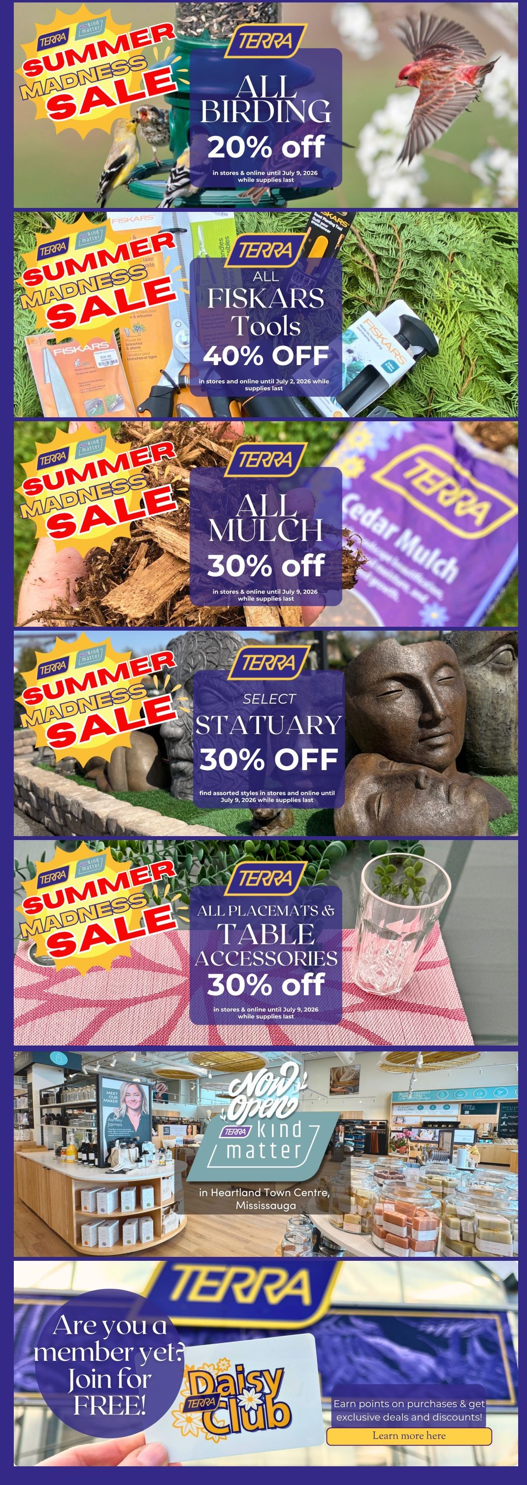 Terra Greenhouses Flyer July 3 to 9