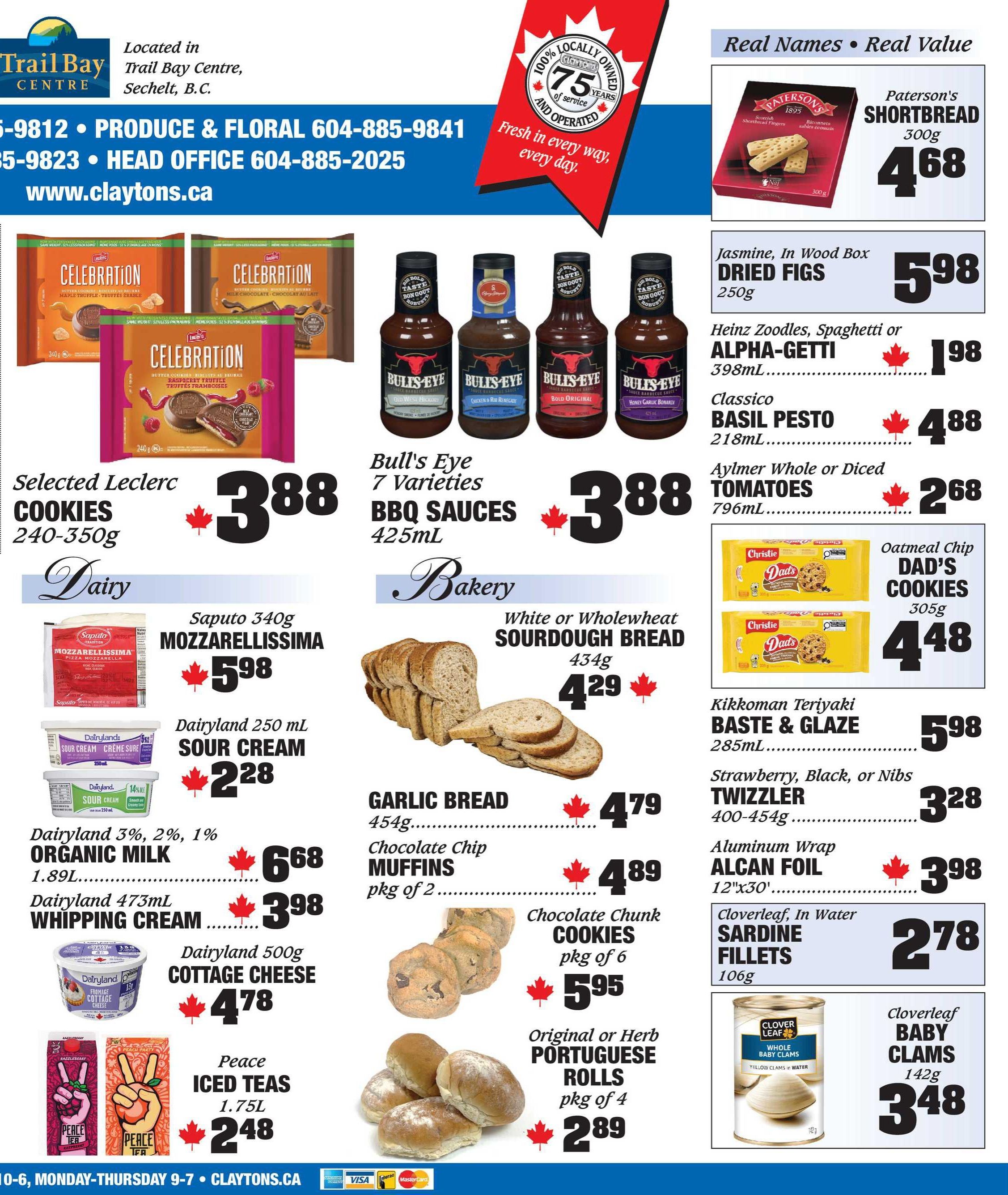 Claytons Heritage Market Flyer July 3 to 9