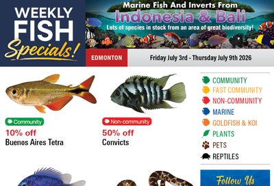 Big Al's (Edmonton) Weekly Specials July 3 to 9