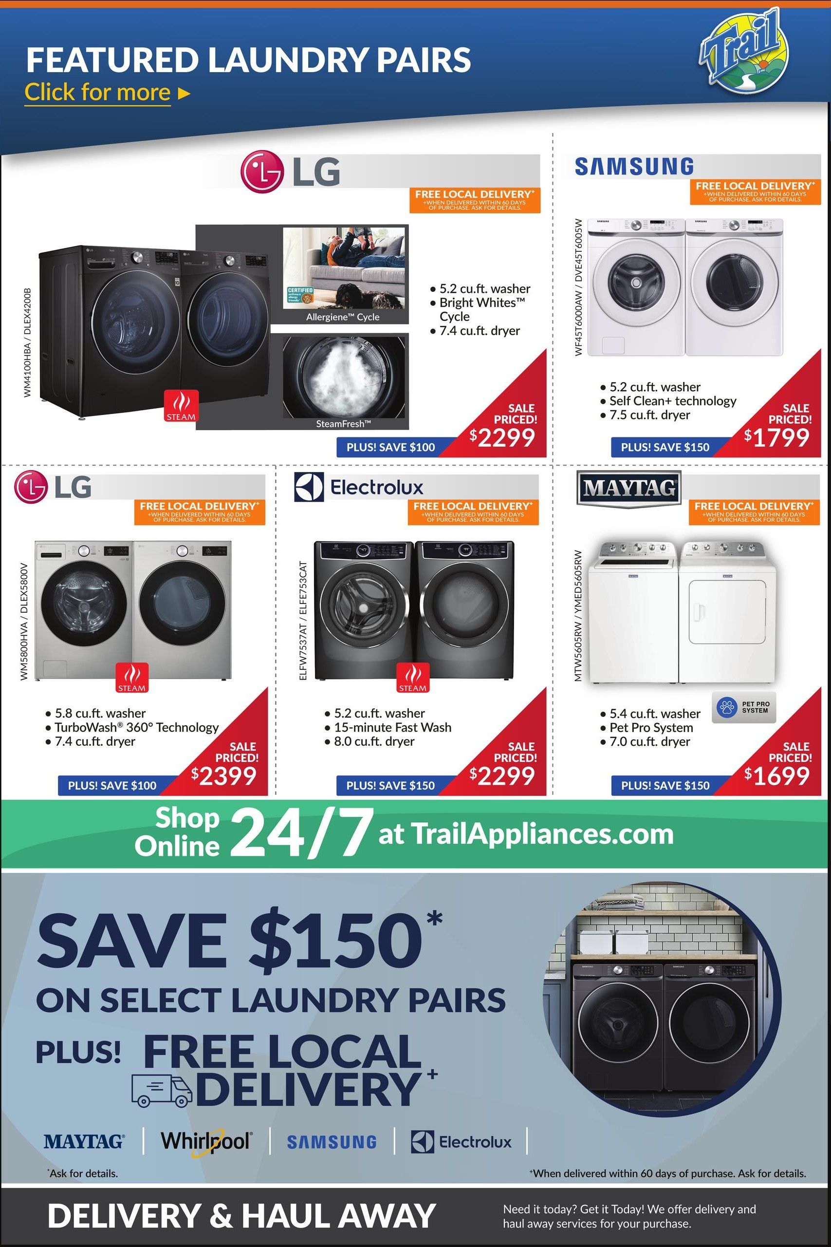 Trail Appliances (AB & SK) Flyer July 2 to 8