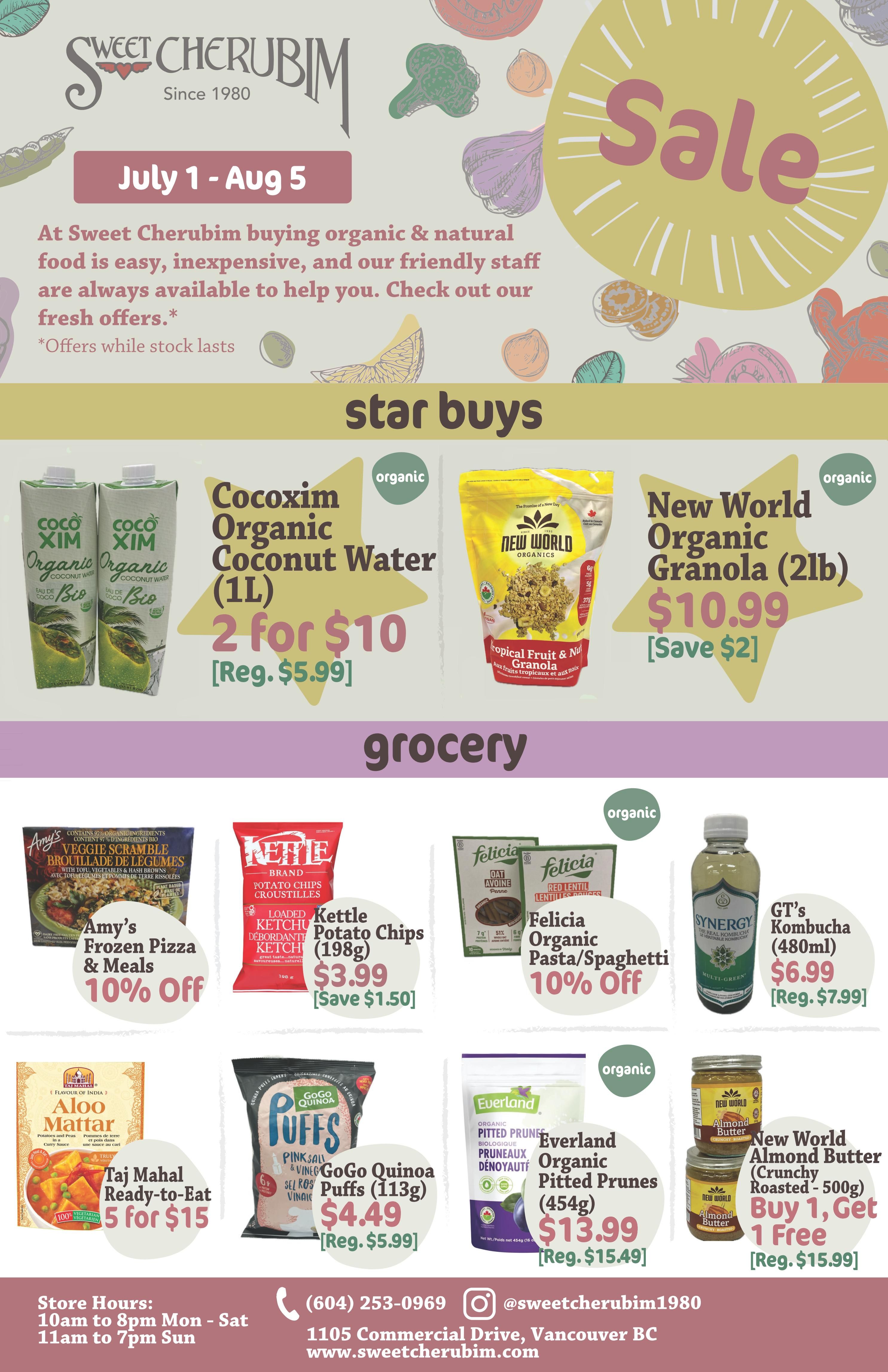 Sweet Cherubim Flyer July 1 to August 5