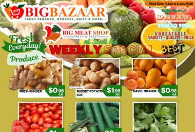 Big Bazaar Canada Flyer July 3 to 8