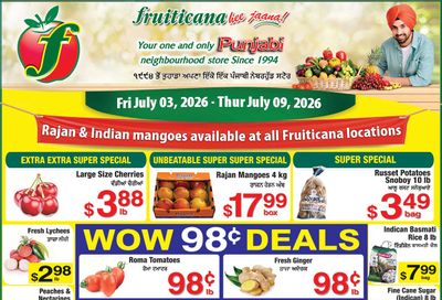 Fruiticana (Chestermere) Flyer July 3 to 9