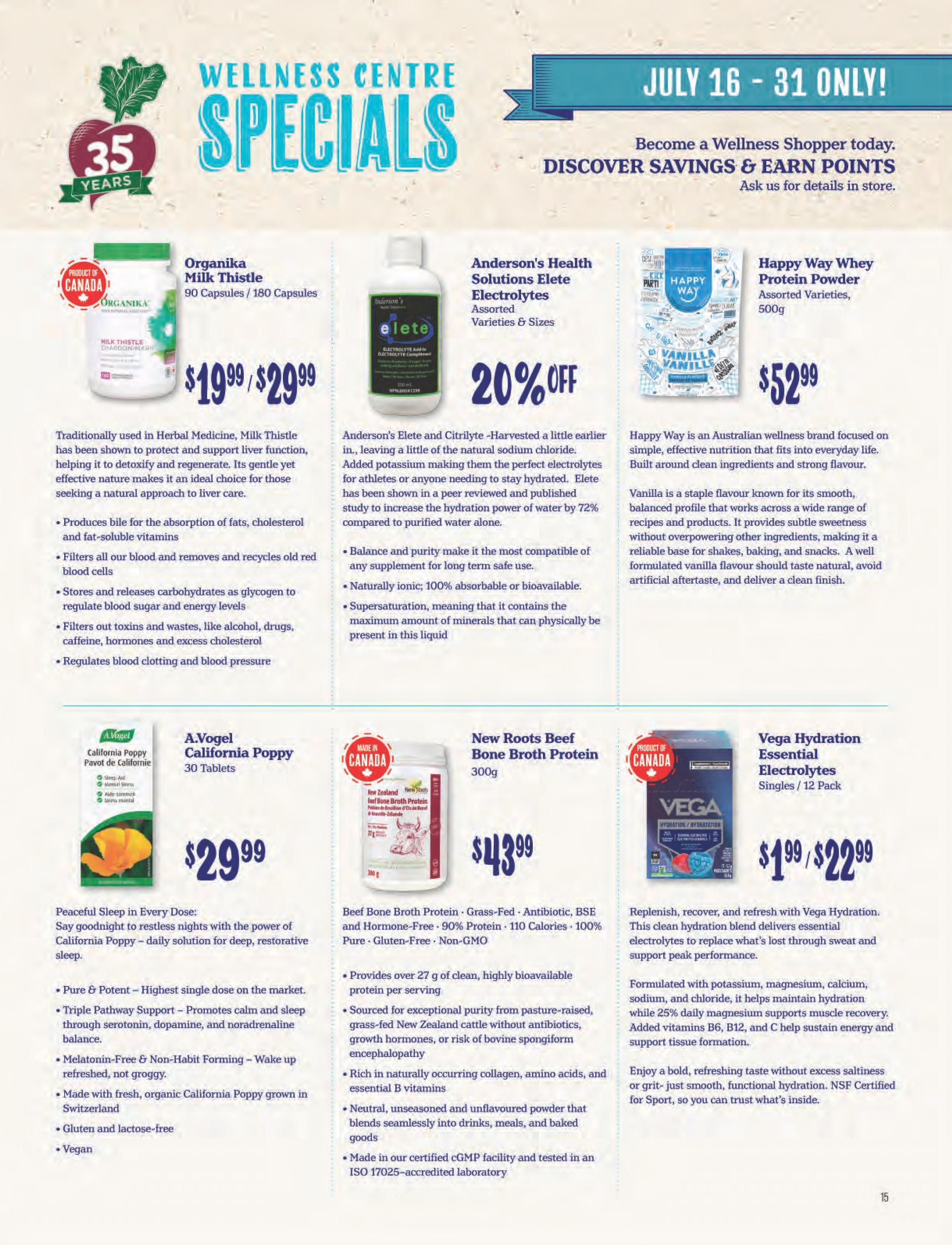 Choices Market Monthly Flyer July 1 to 31