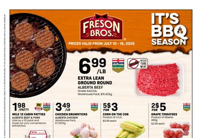 Freson Bros. Flyer July 10 to 16