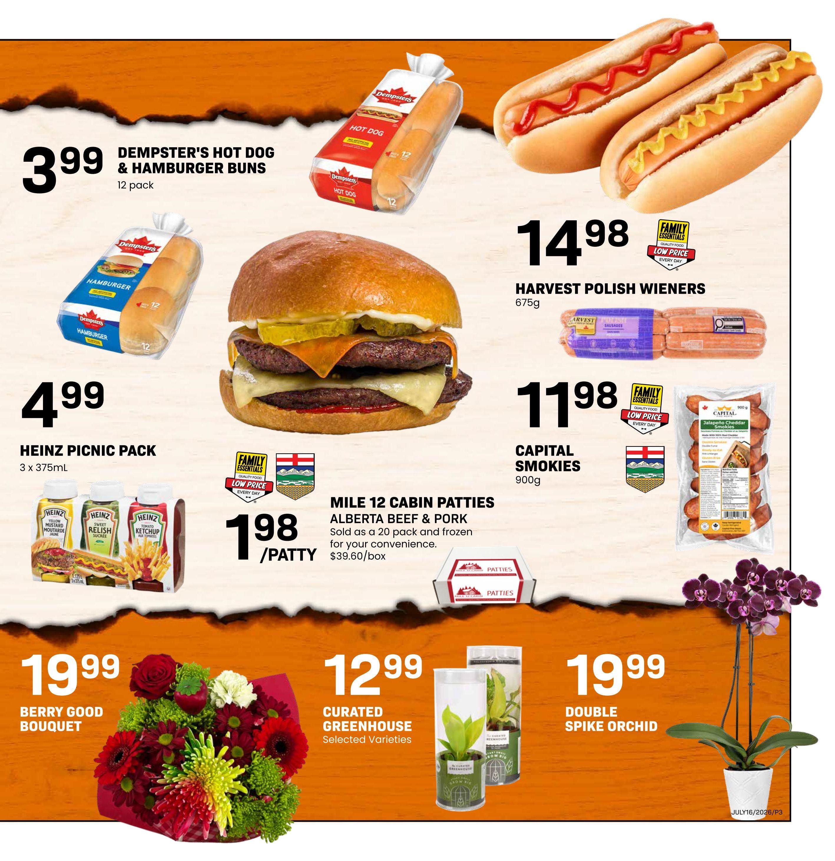 Freson Bros. Flyer July 10 to 16
